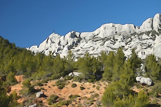 F1259699-La Croix de Sainte-Victoire