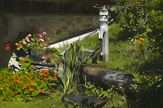 F8269017-Aquarelle de l'abreuvoir