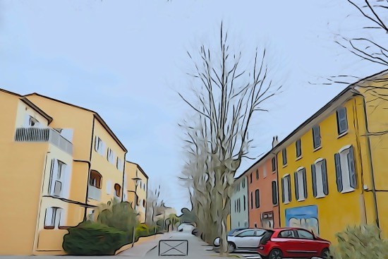 H3041142-Le Cannet-Rue peinte