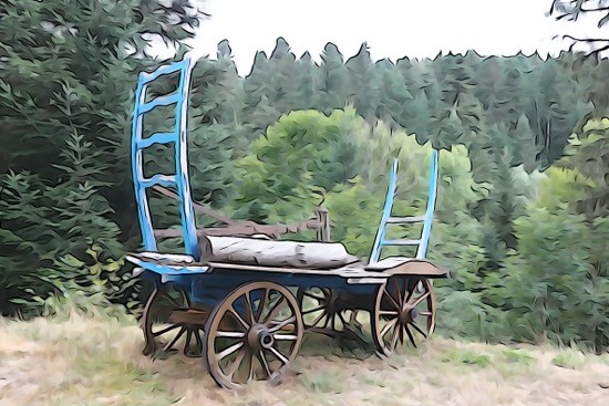 J8133877-Charette oubliée