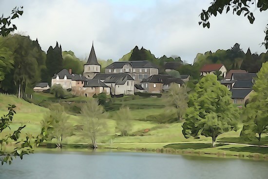 K4285371-Village d'en France...
